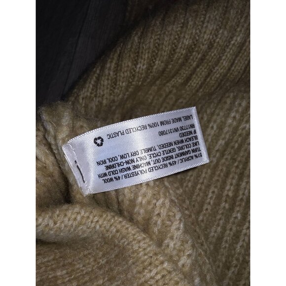 A New Day Womens Cable Knit Sweater XXL Beige Wool Blend Pullover - Picture 6 of 8
